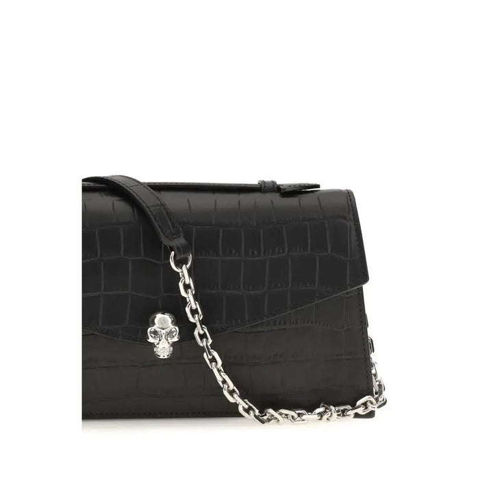 Alexander McQueen Sample Sale | Alexander McQueen Black Calf Leather Bos Taurus Shoulder Bag - | Designer outlet