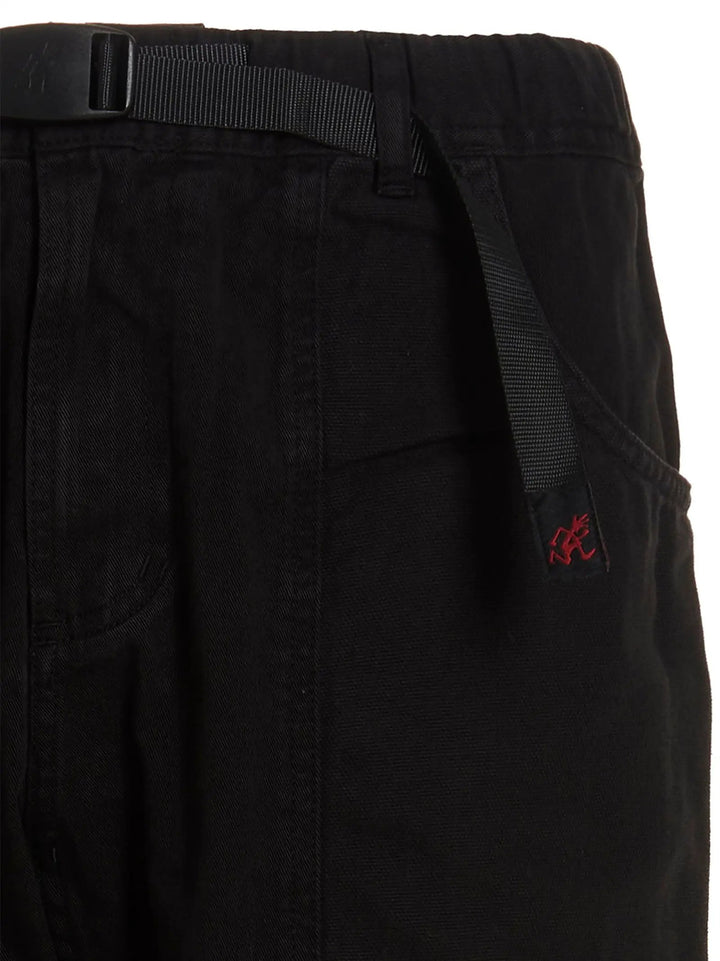 Gramicci Black Cotton Cargo Pants