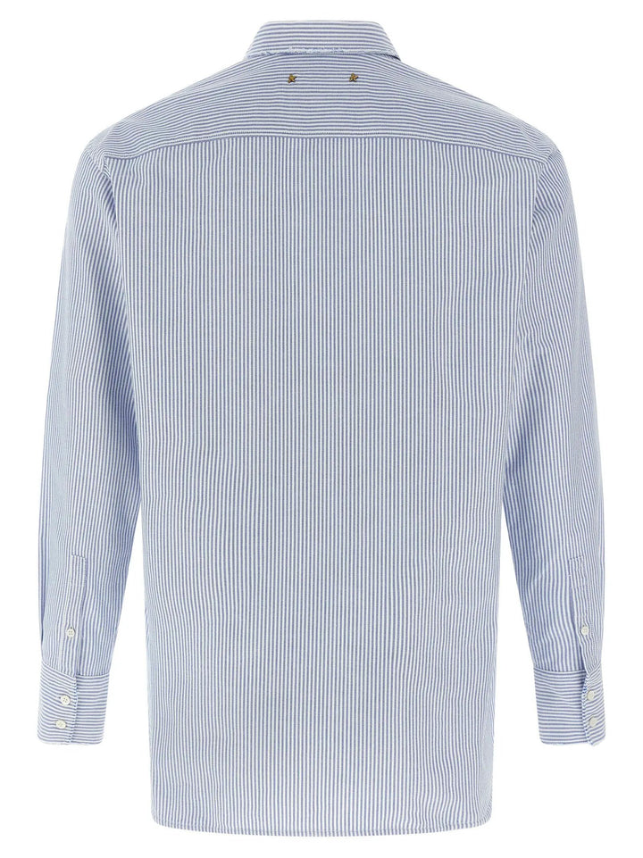 Golden Goose Blue Cotton Blouse