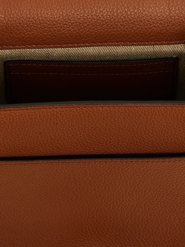 Chloé Brown Lamb Leather Crossbody Bag