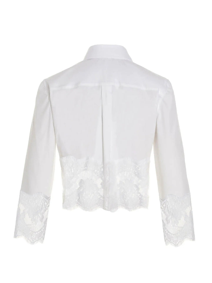 Dolce &amp; Gabbana White Cotton Blouse