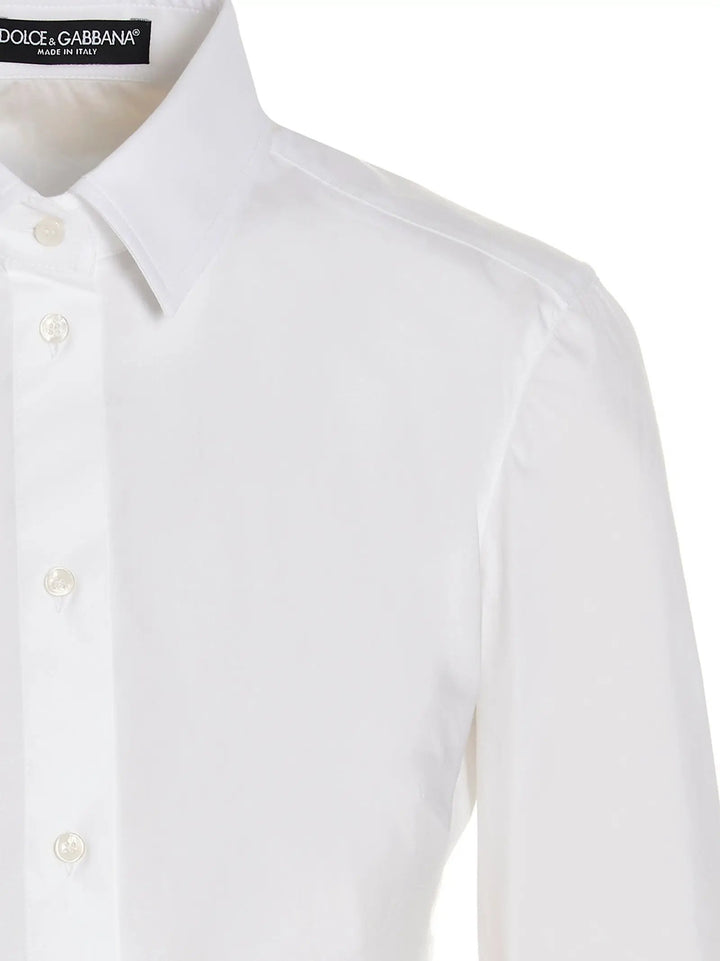 Dolce &amp; Gabbana White Cotton Blouse