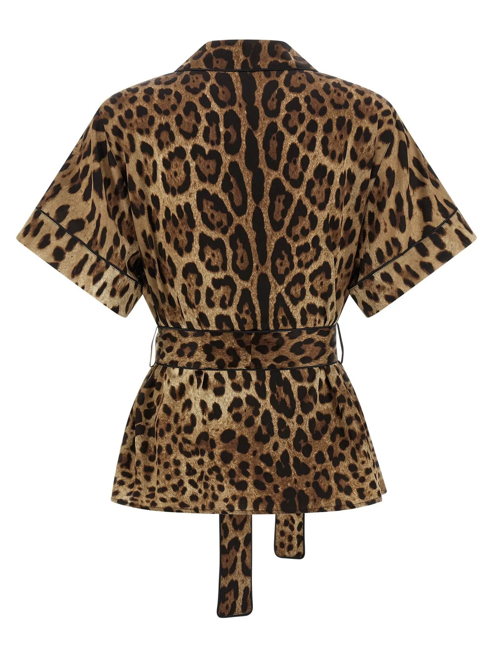 Dolce & Gabbana Sample Sale | Dolce & Gabbana Brown Silk Blouse - | Designer outlet