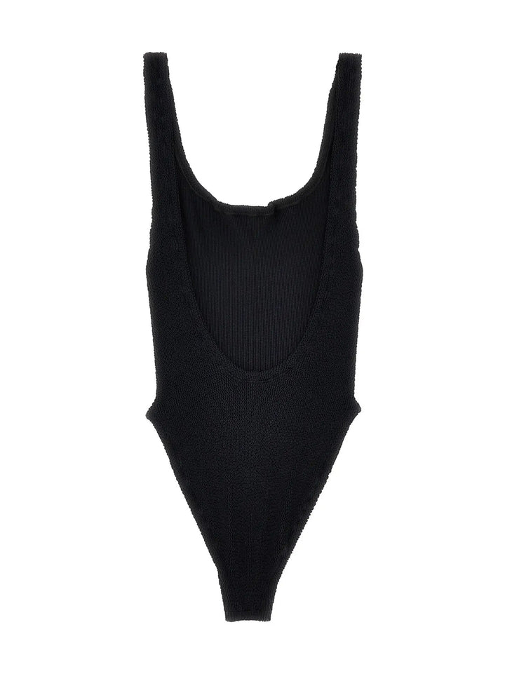 Hunza G Black Polyamide One-Piece Swimsuit