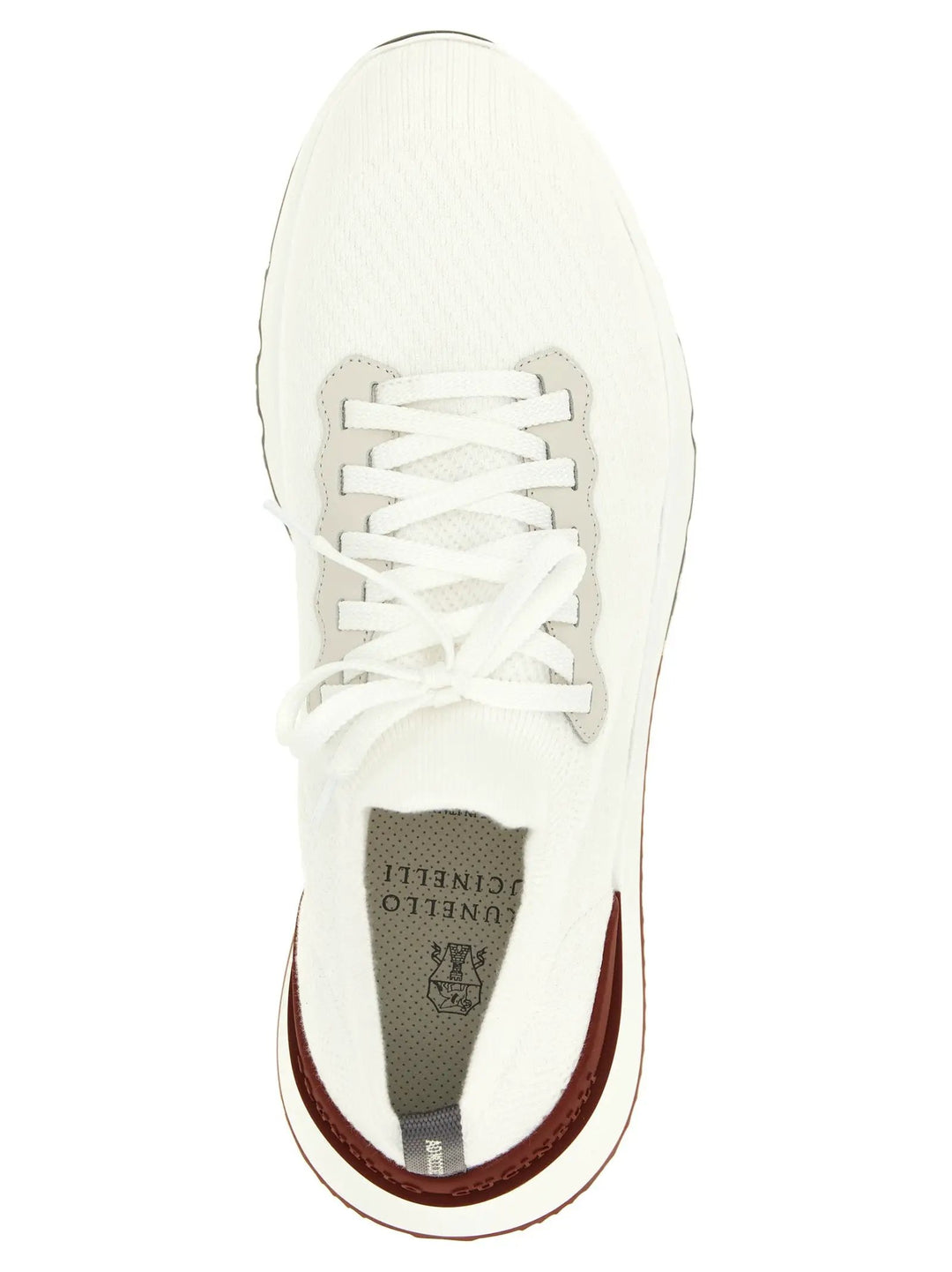 Brunello Cucinelli White Polyethylene Athletic Sneakers