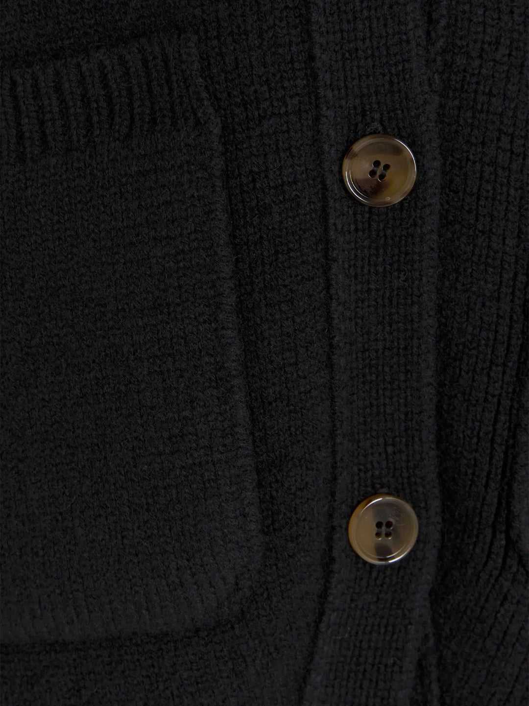Khaite Black Cashmere Cardigan