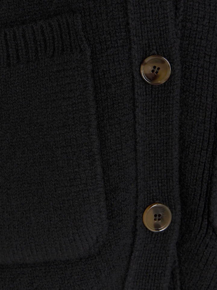 Khaite Black Cashmere Cardigan