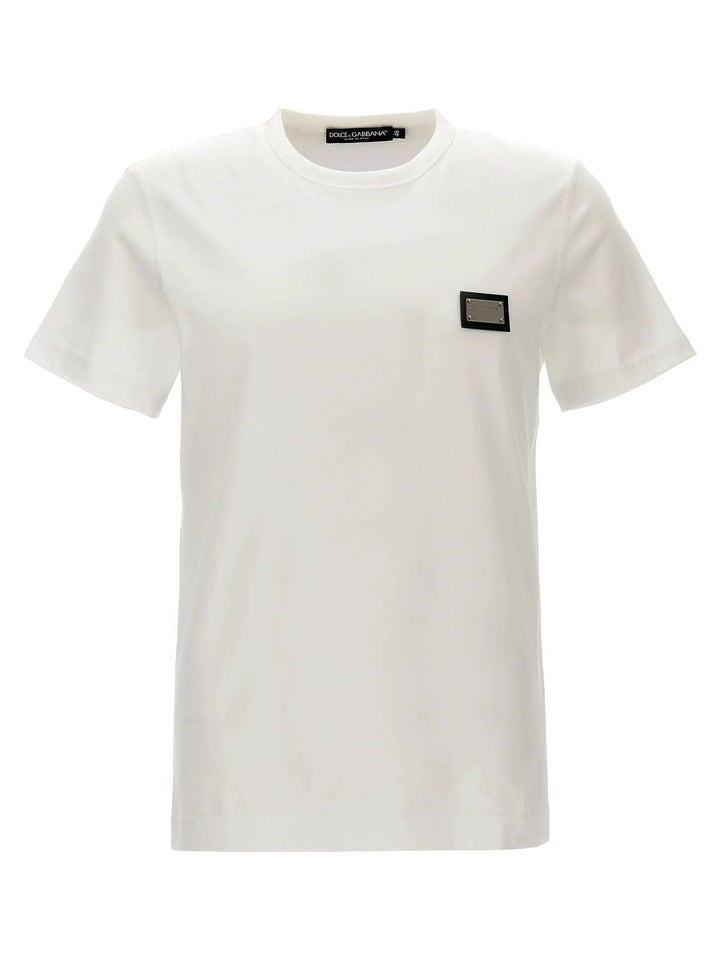 Dolce &amp; Gabbana White Cotton T-Shirt