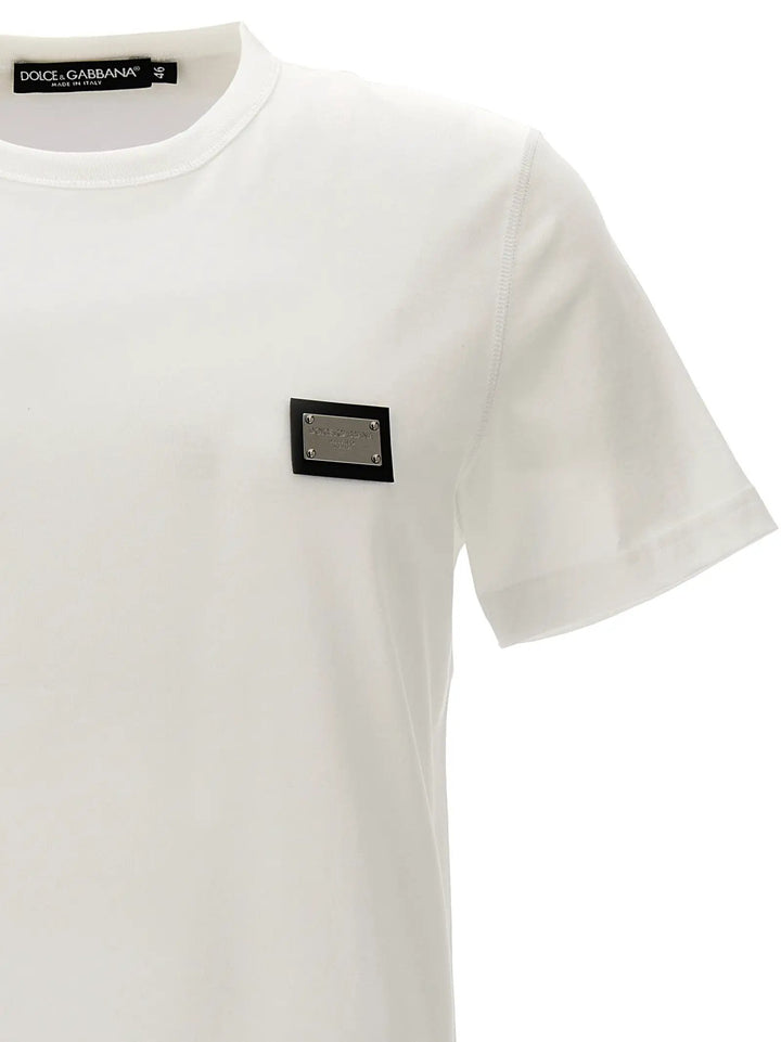Dolce &amp; Gabbana White Cotton T-Shirt