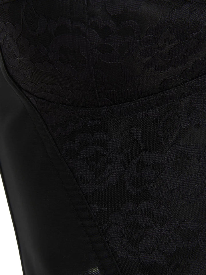 Dolce &amp; Gabbana Black Polyamide Tank Tops