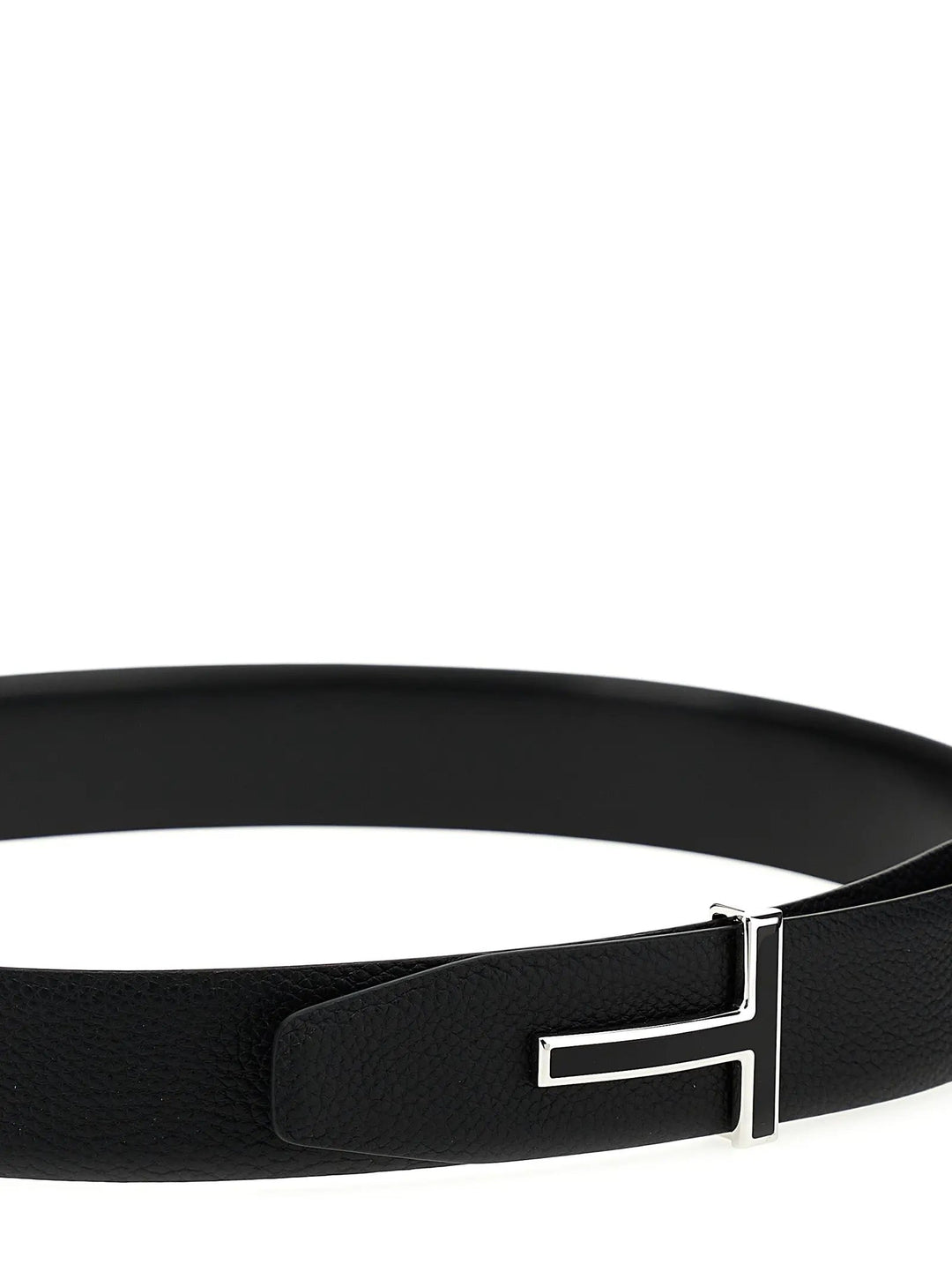 Tom Ford Black Calfskin Regular Belt