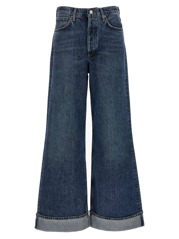 Agolde Blue Cotton Jeans Denim