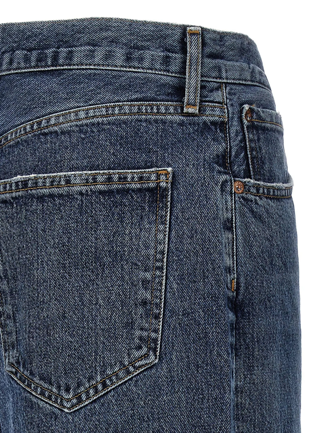 Agolde Blue Cotton Jeans Denim