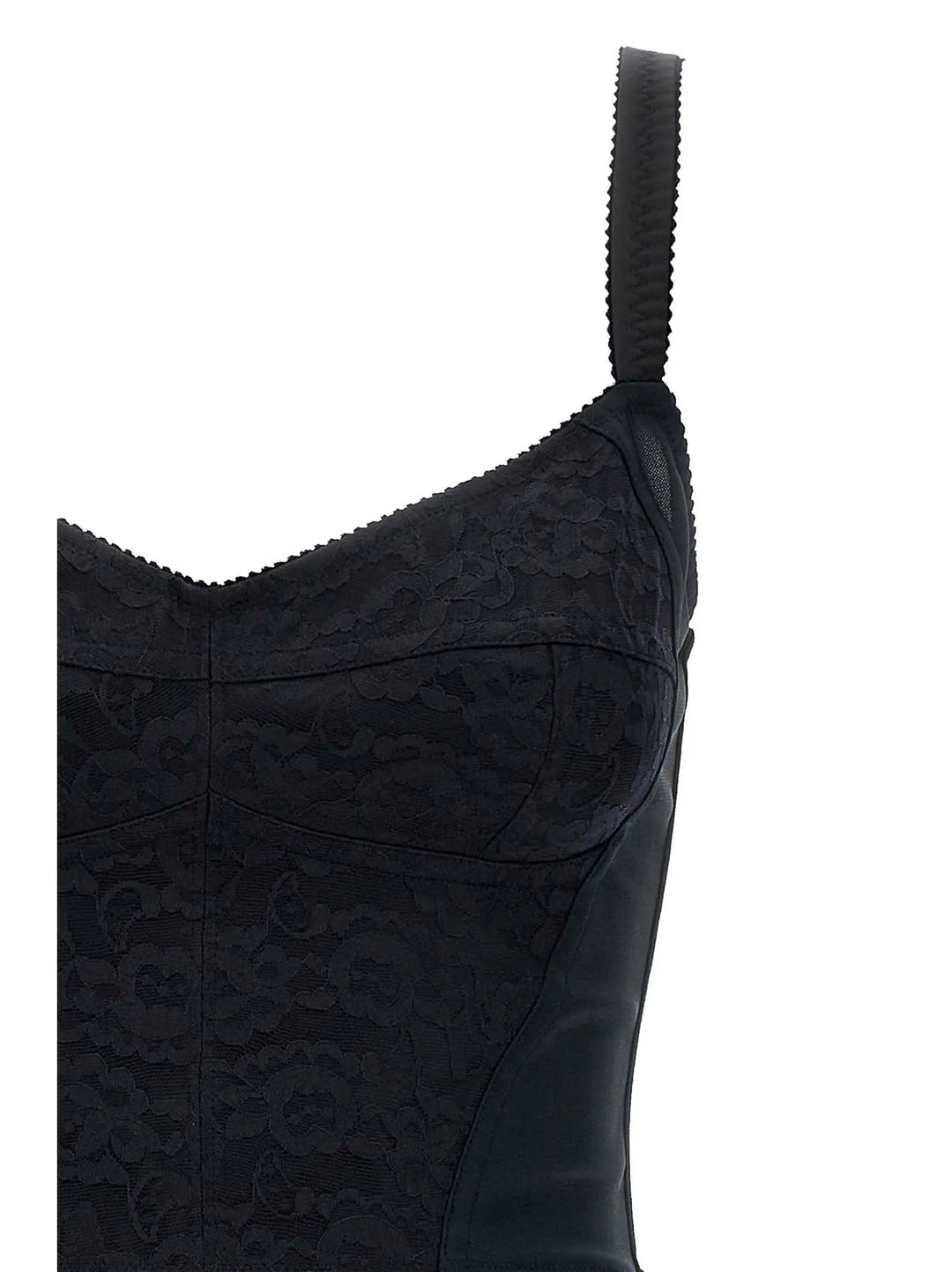 Dolce &amp; Gabbana Black Polyester Short Dress