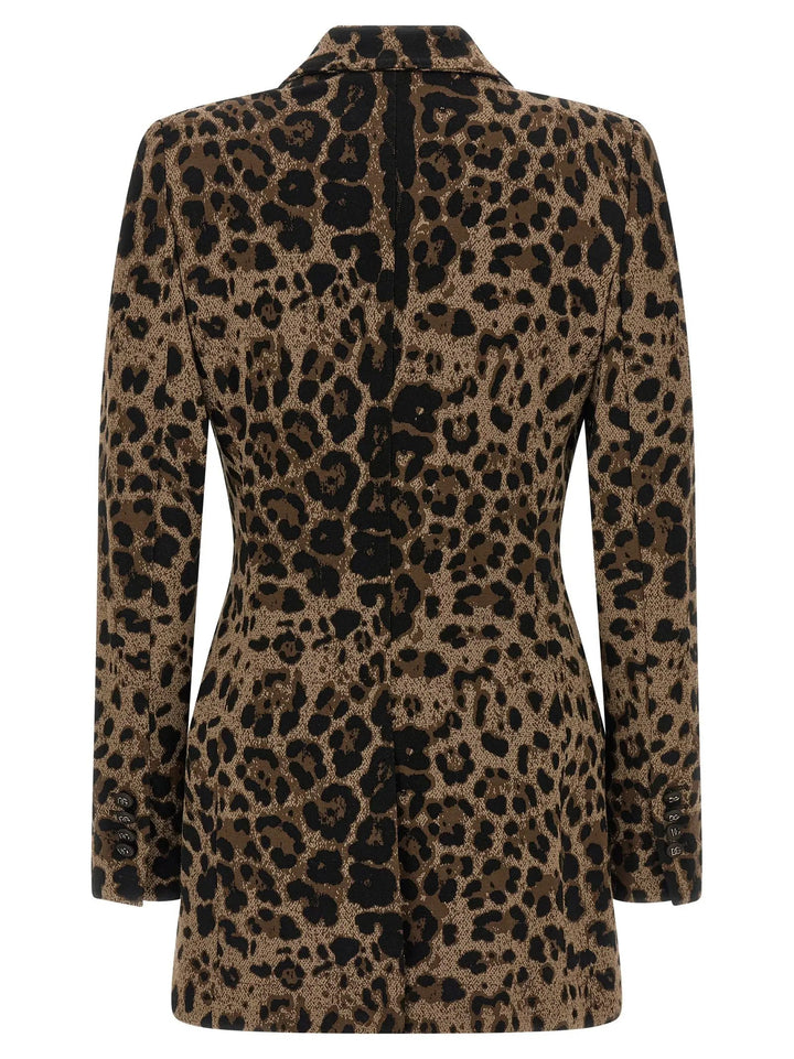 Dolce &amp; Gabbana Brown Viscose Blazer