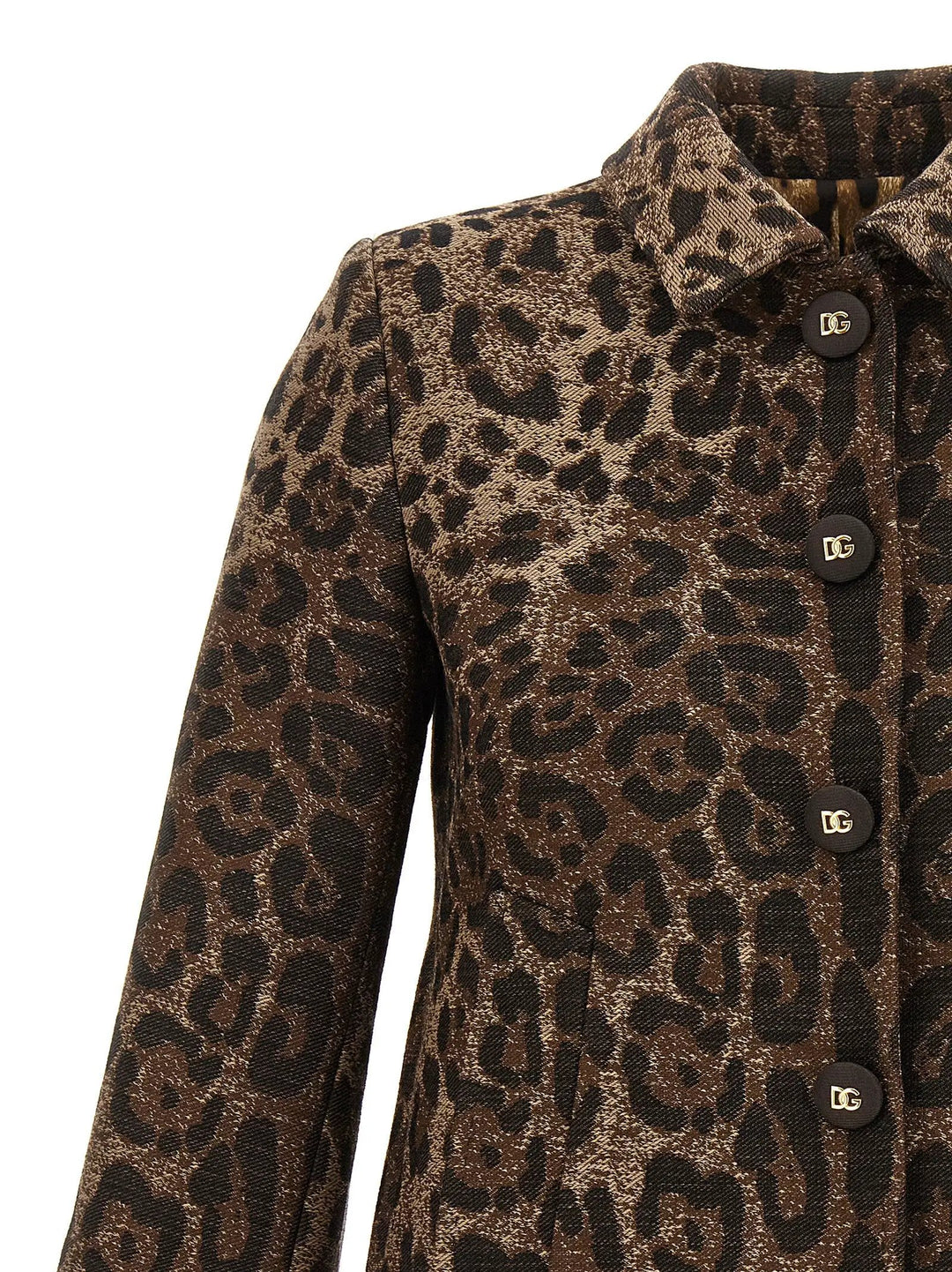 Dolce &amp; Gabbana Brown Virgin Wool Blazer
