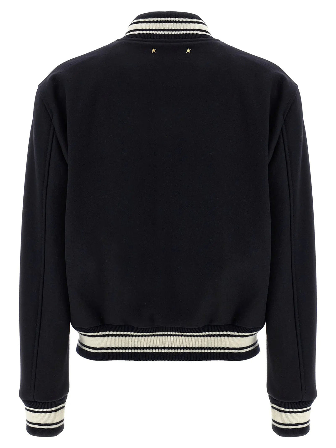 Golden Goose Blue Virgin Wool Bomber