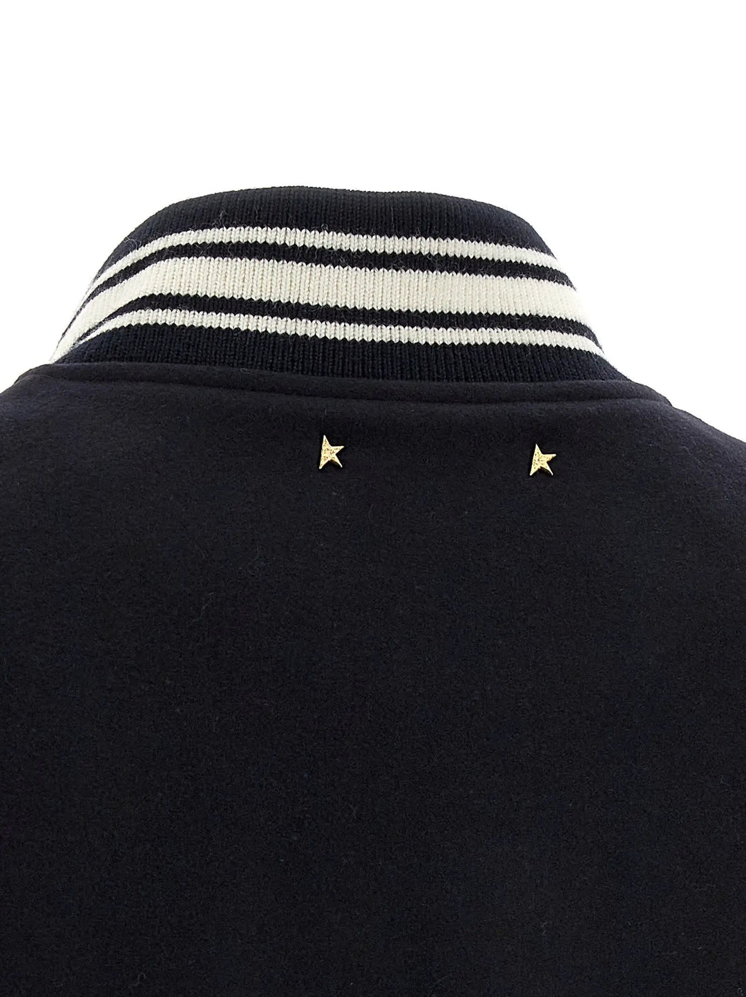 Golden Goose Blue Virgin Wool Bomber