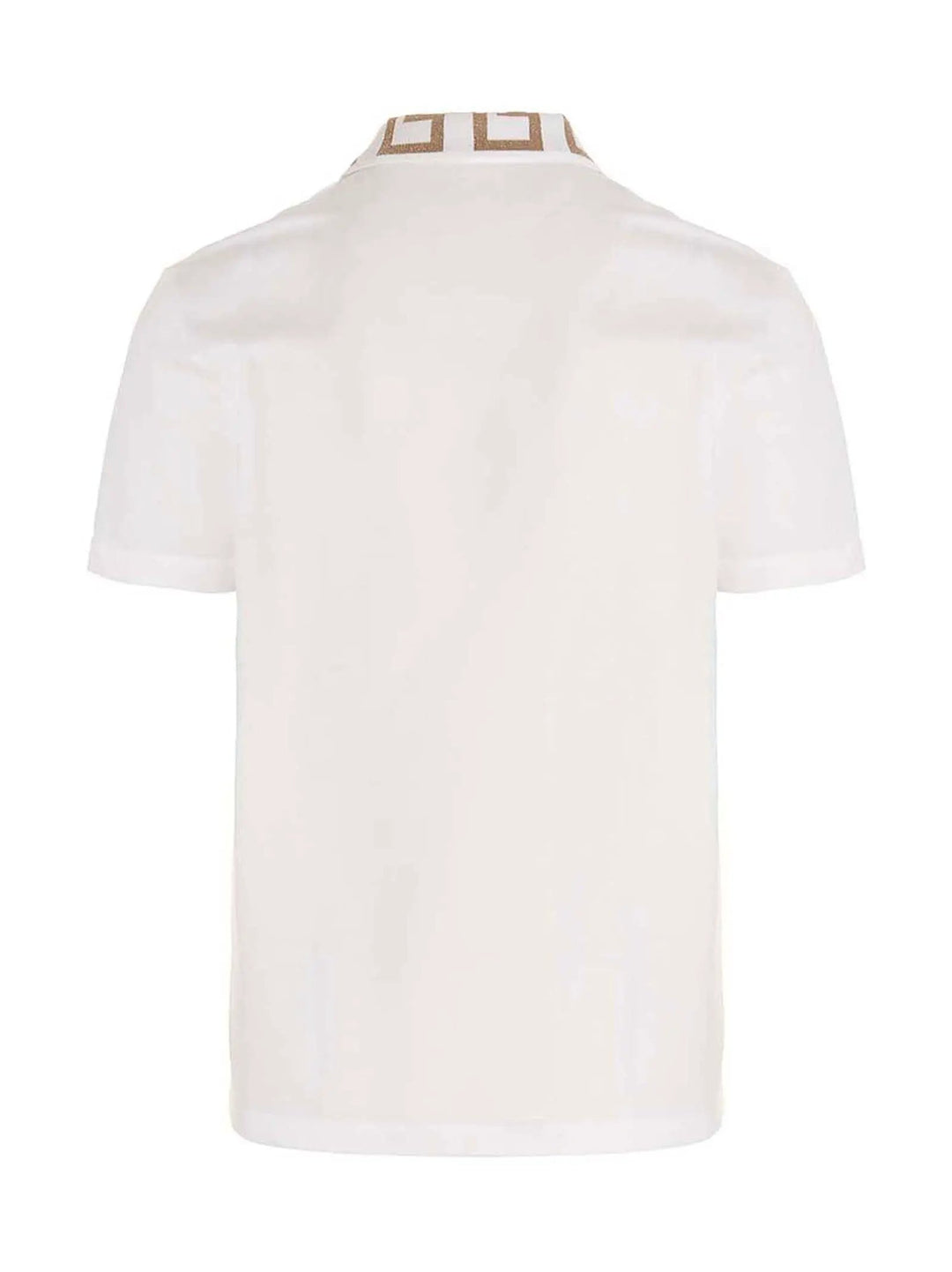 Versace Sample Sale | Versace White Cotton Polo Shirt - | Designer outlet