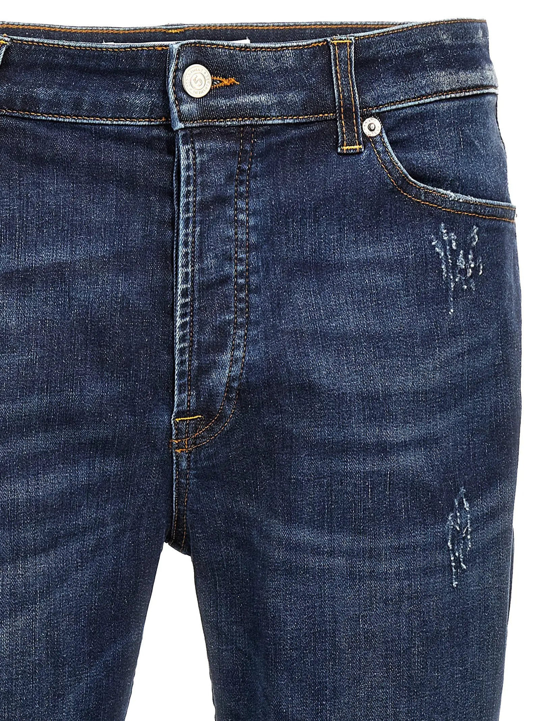 Department 5 Blue Cotton Jeans Denim