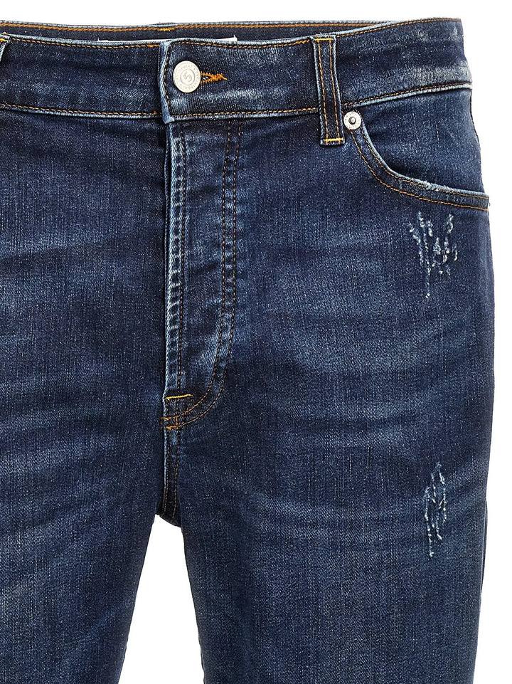 Department 5 Blue Cotton Jeans Denim