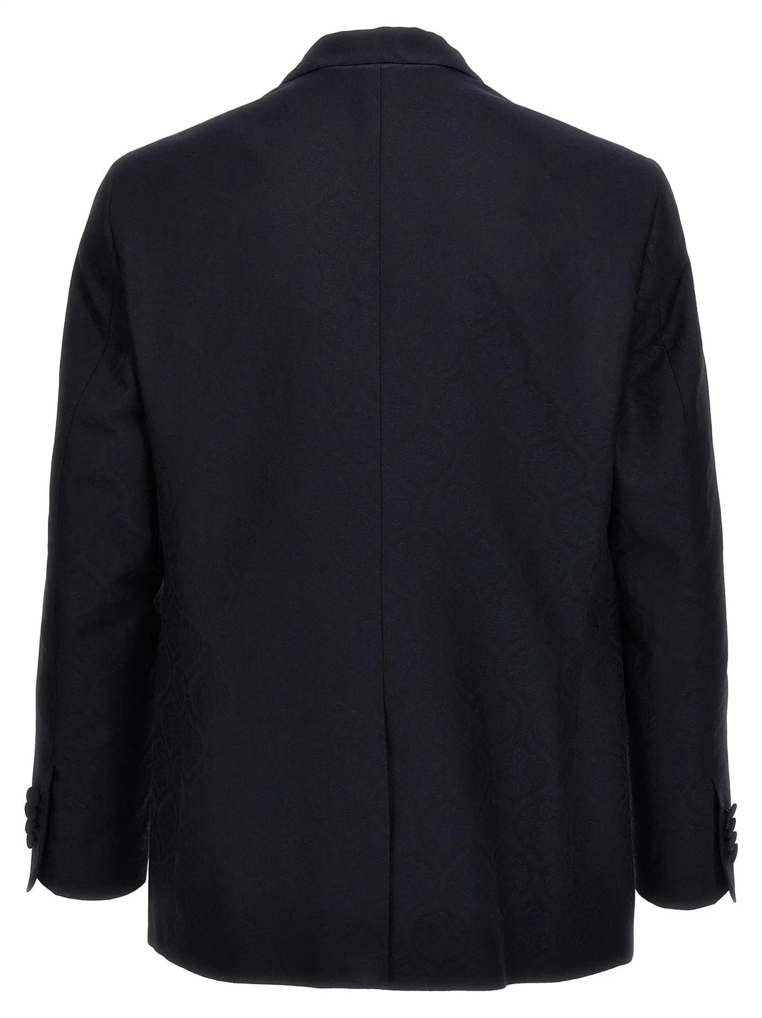 Etro Blue Cotton Blazer