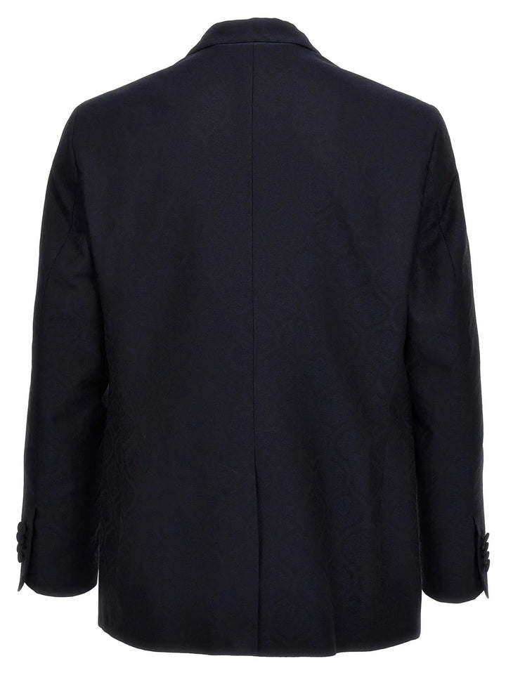 Etro Blue Cotton Blazer