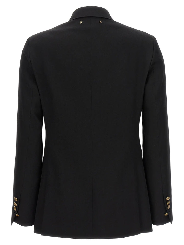 Golden Goose Black Virgin Wool Blazer