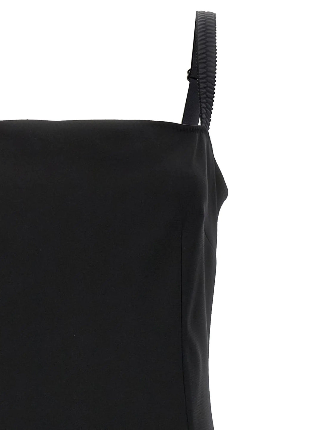 Dolce &amp; Gabbana Black Viscose Midi Dress