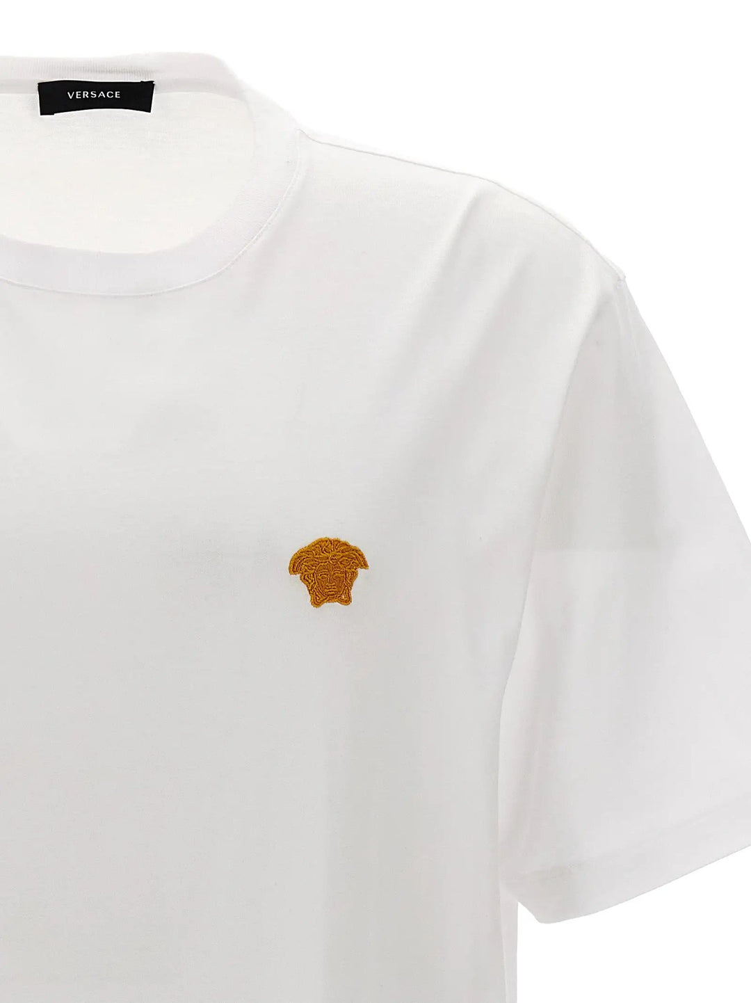 Versace White Cotton T-Shirt