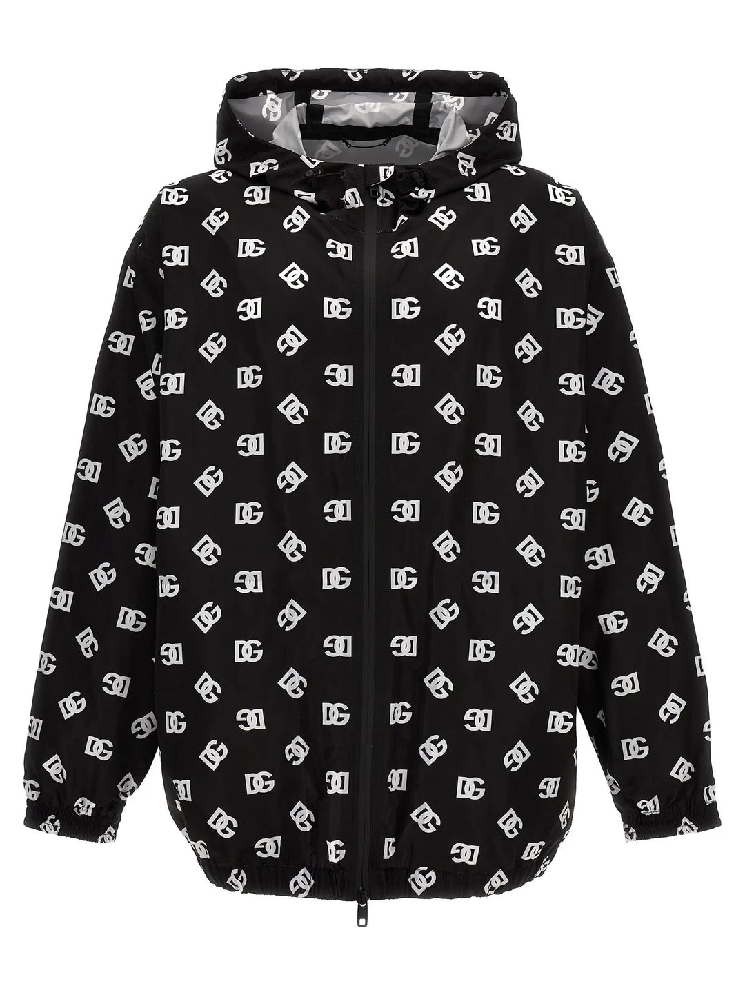 Dolce &amp; Gabbana Bicolor Polyester Shell Jacket