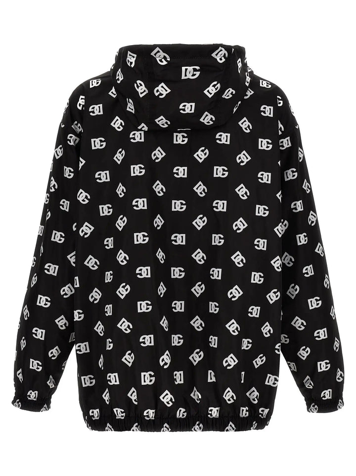 Dolce &amp; Gabbana Bicolor Polyester Shell Jacket