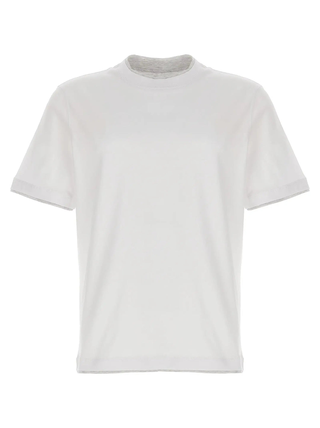 Brunello Cucinelli White Cotton T-Shirt
