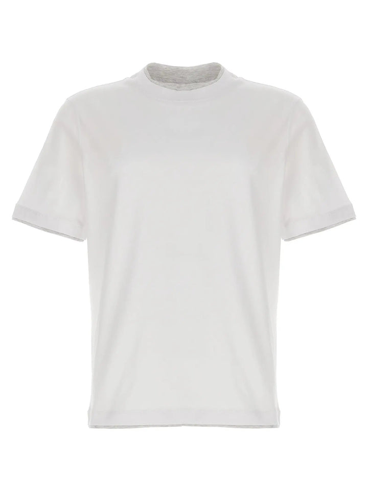 Brunello Cucinelli White Cotton T-Shirt