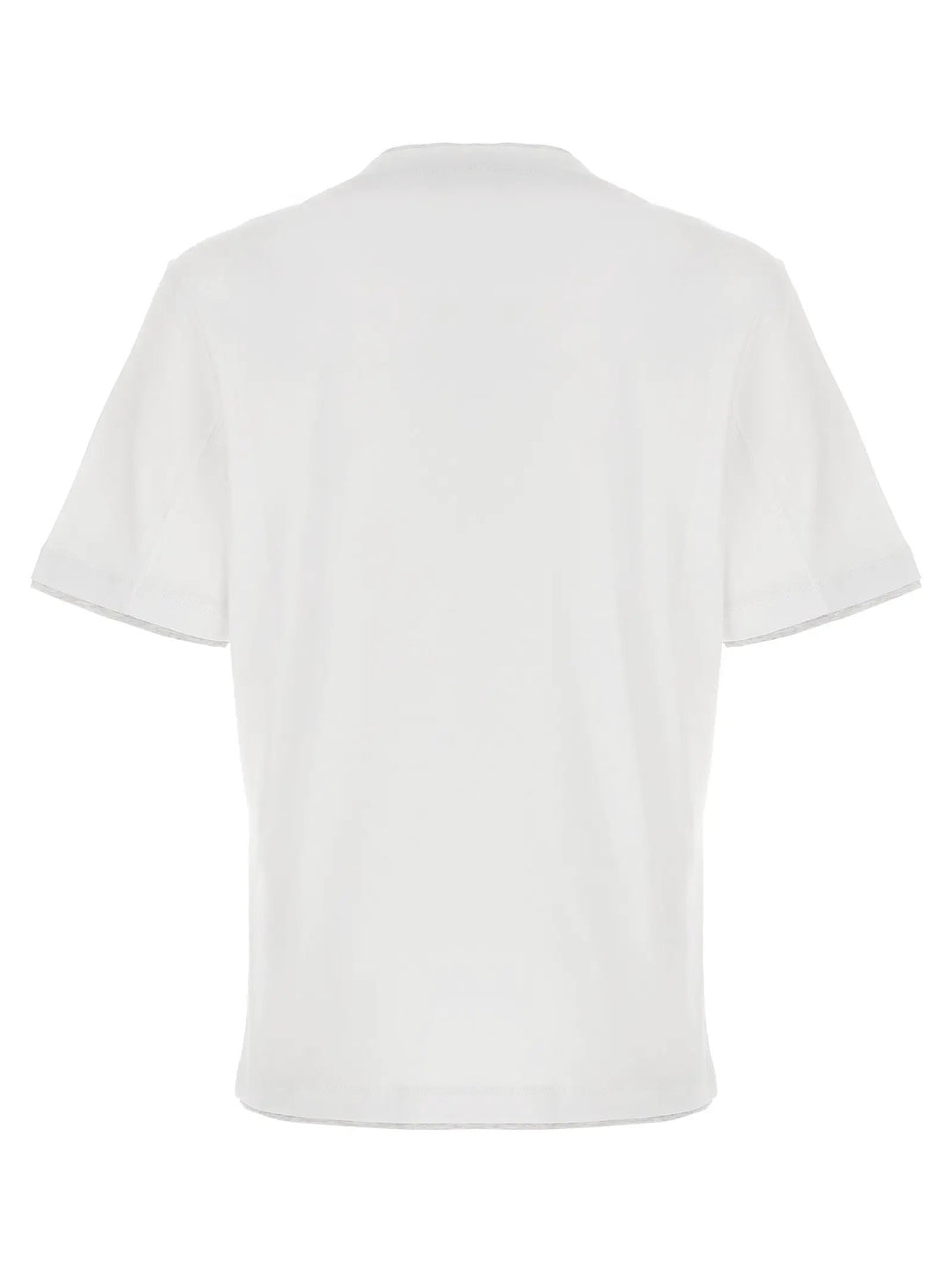 Brunello Cucinelli White Cotton T-Shirt