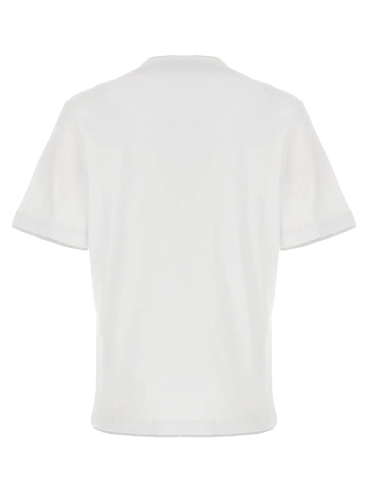 Brunello Cucinelli White Cotton T-Shirt