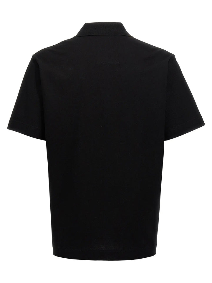 Givenchy Black Cotton Polo Shirt