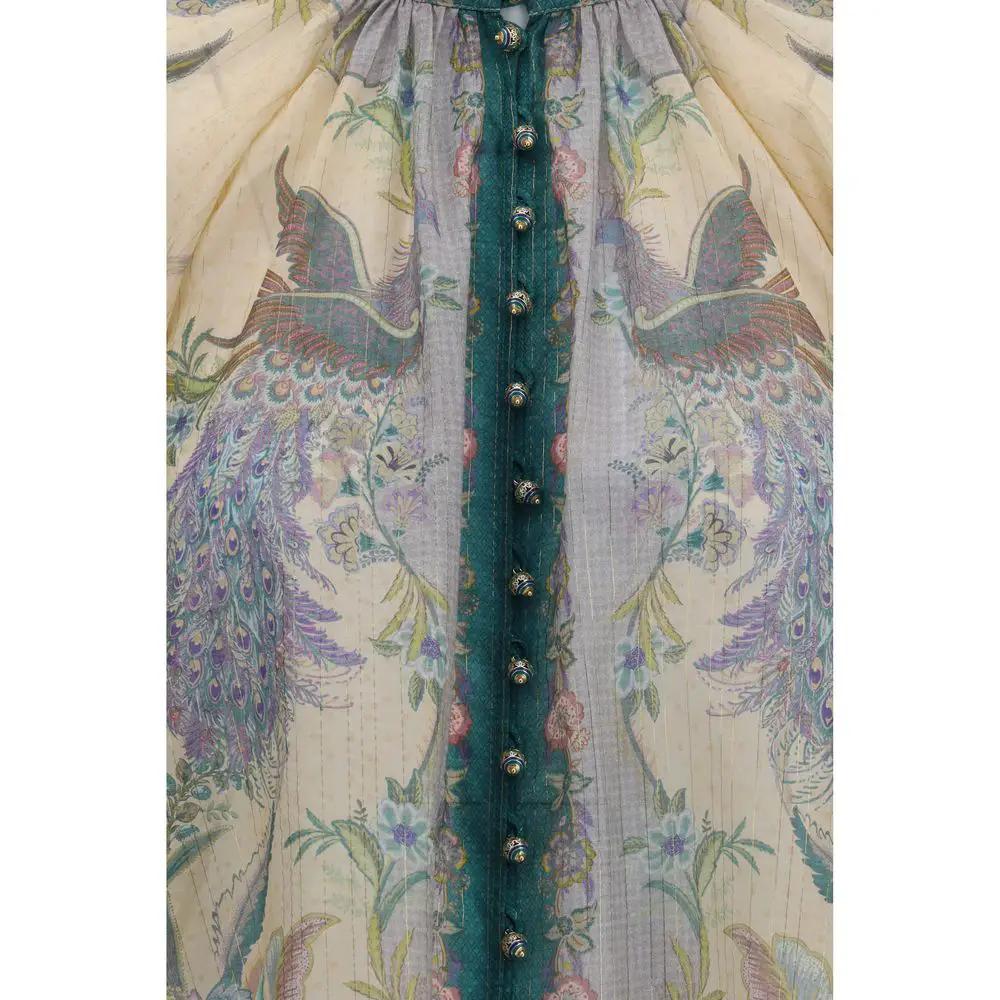 Zimmermann Multicolor Cotton Pattern Shirt