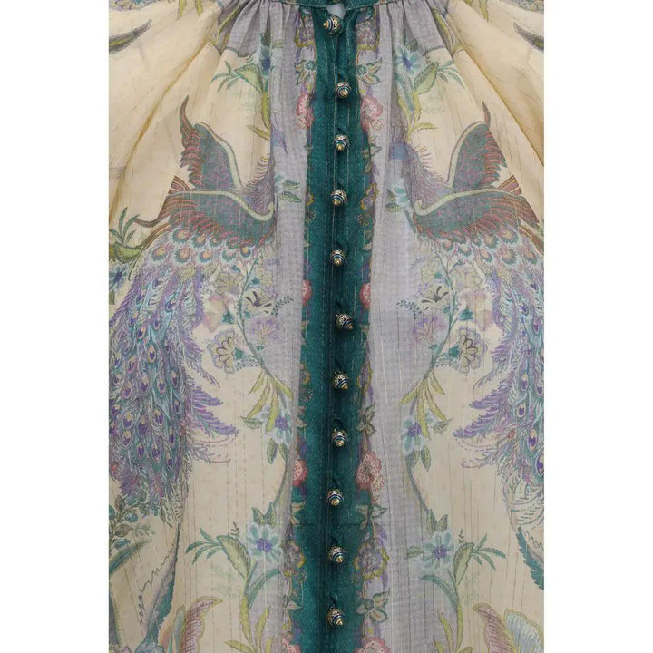 Zimmermann Multicolor Cotton Pattern Shirt