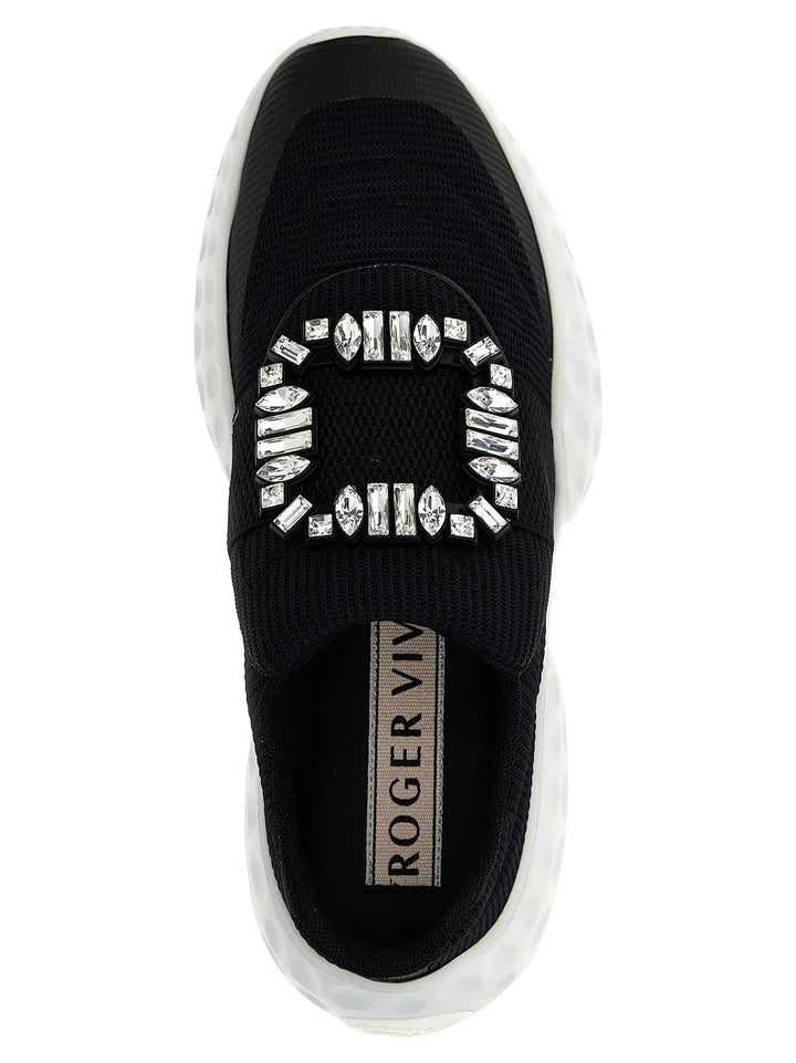 Roger Vivier Bicolor Polyethylene Athletic Sneakers