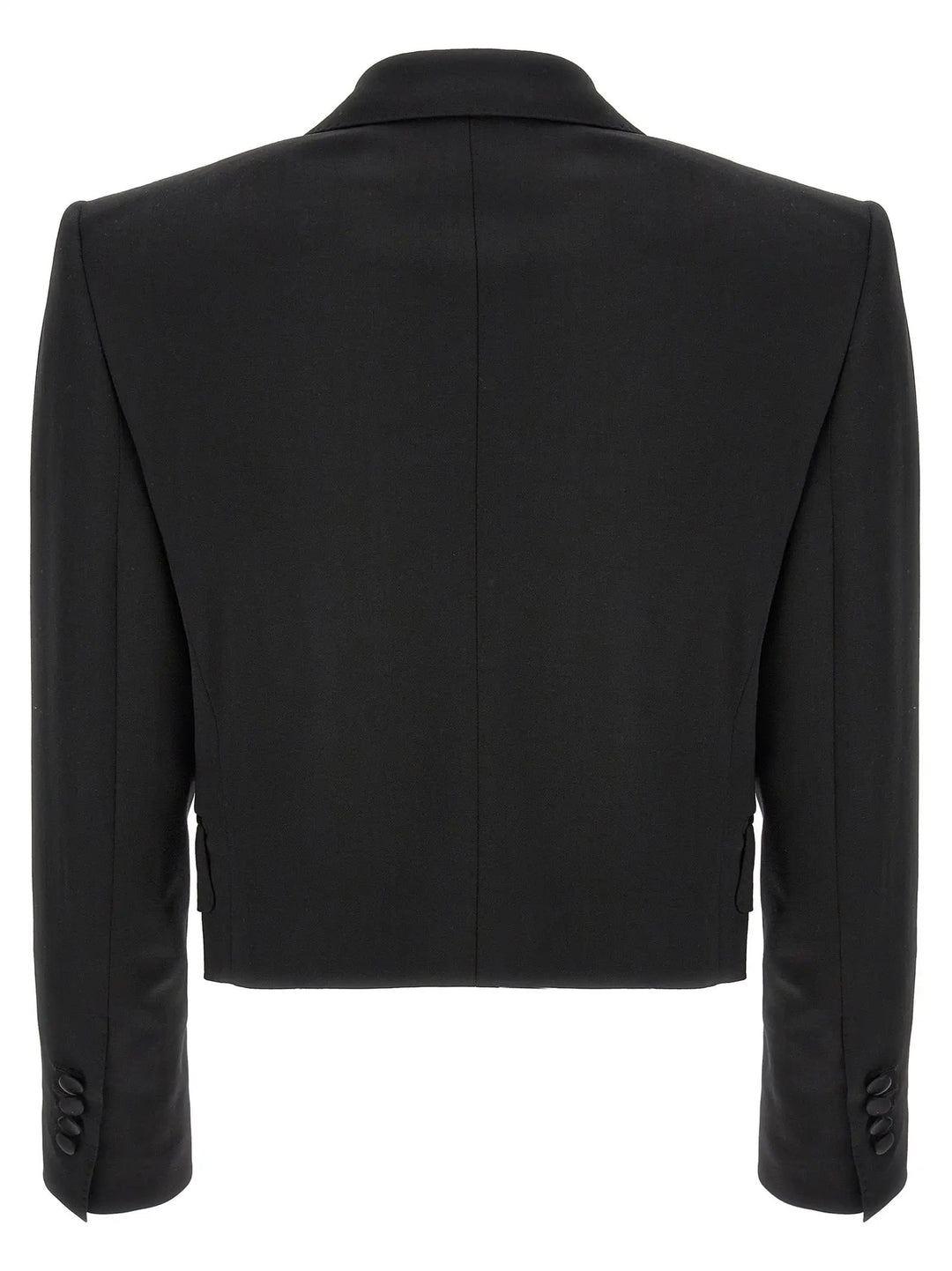 Dolce &amp; Gabbana Black Virgin Wool Blazer