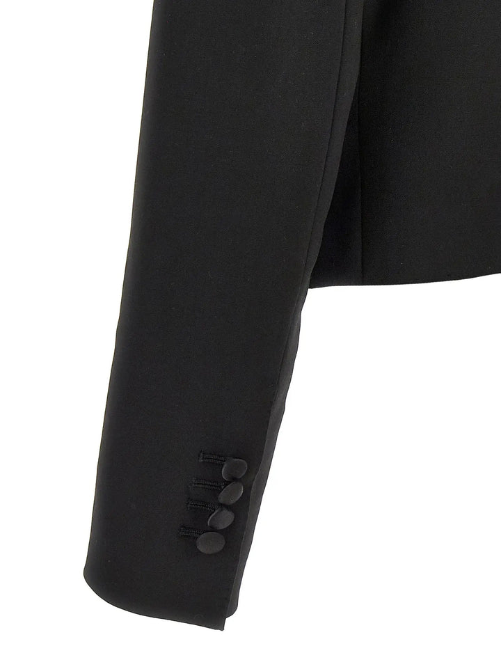 Dolce &amp; Gabbana Black Virgin Wool Blazer