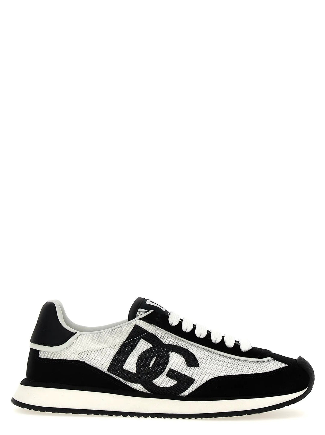 Dolce &amp; Gabbana Bicolor Calfskin Athletic Sneakers