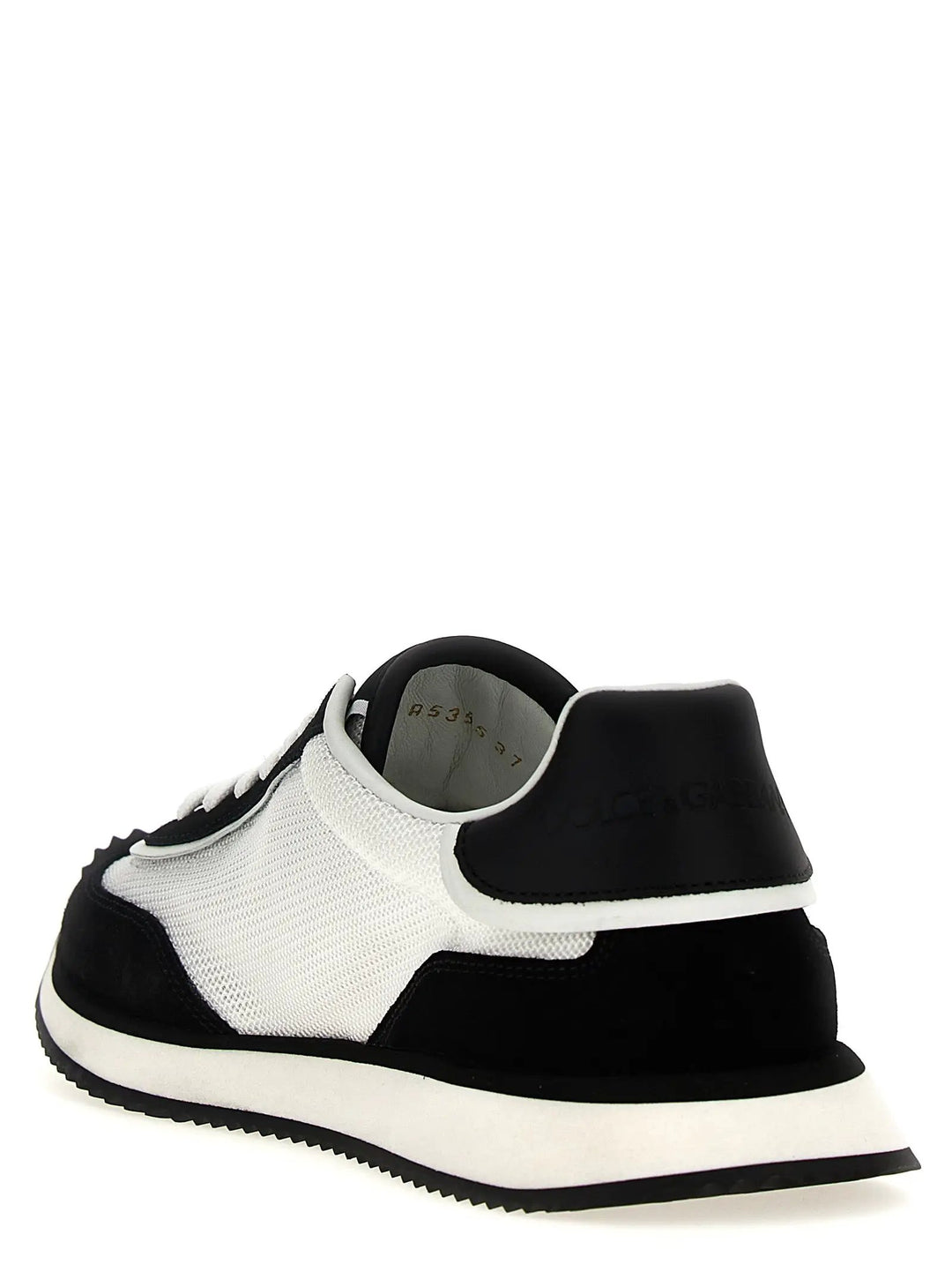 Dolce &amp; Gabbana Bicolor Calfskin Athletic Sneakers
