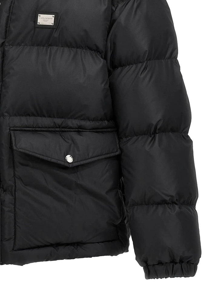 Dolce &amp; Gabbana Black Polyester Jacket