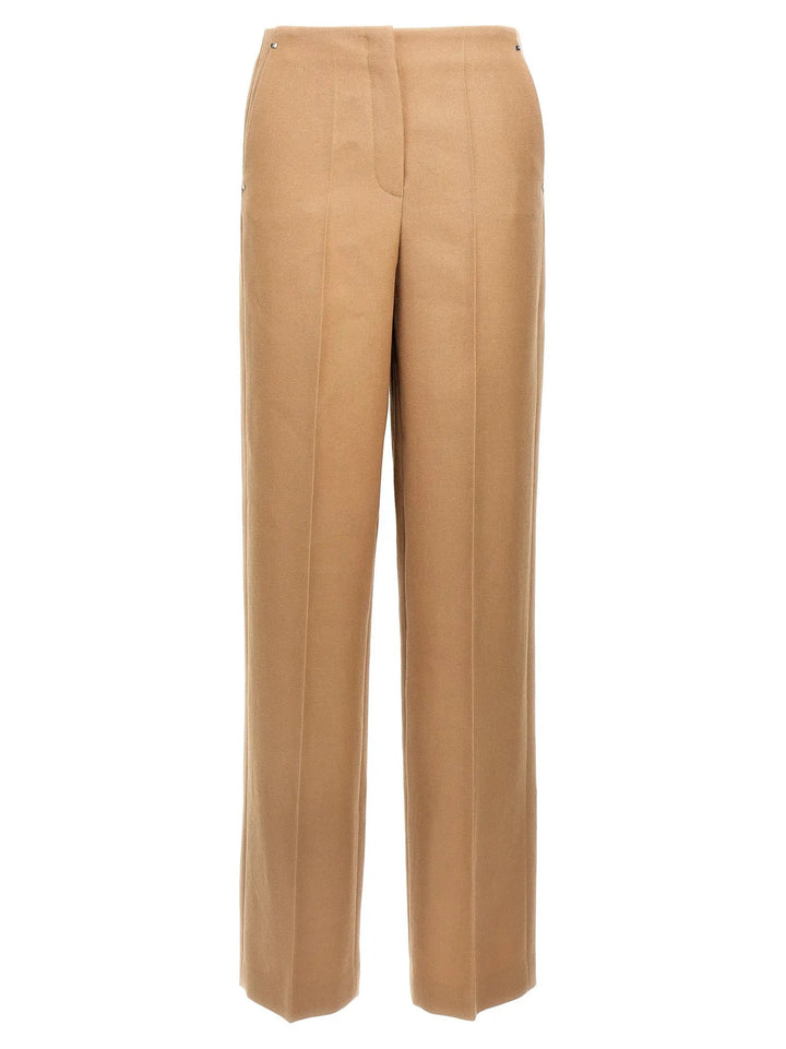 Fendi Beige Wool Dress Pants