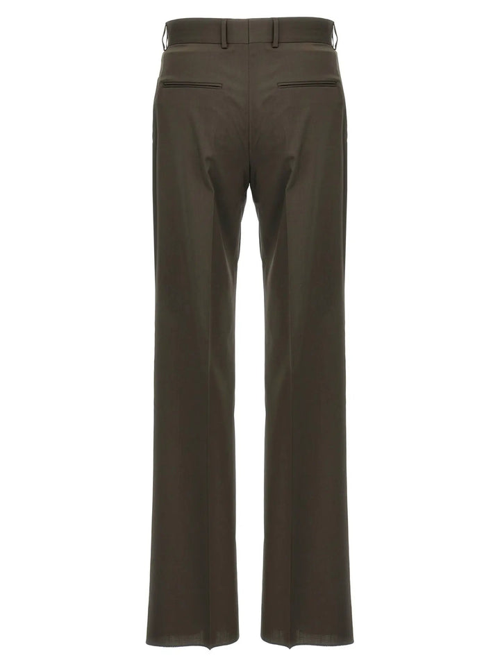 Fendi Bicolor Wool Dress Pants