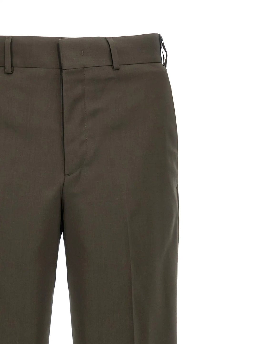 Fendi Bicolor Wool Dress Pants