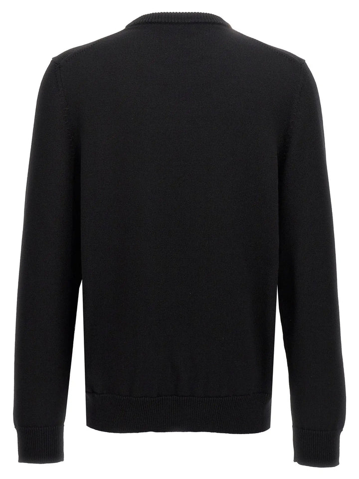 Dolce &amp; Gabbana Black Virgin Wool Cardigan