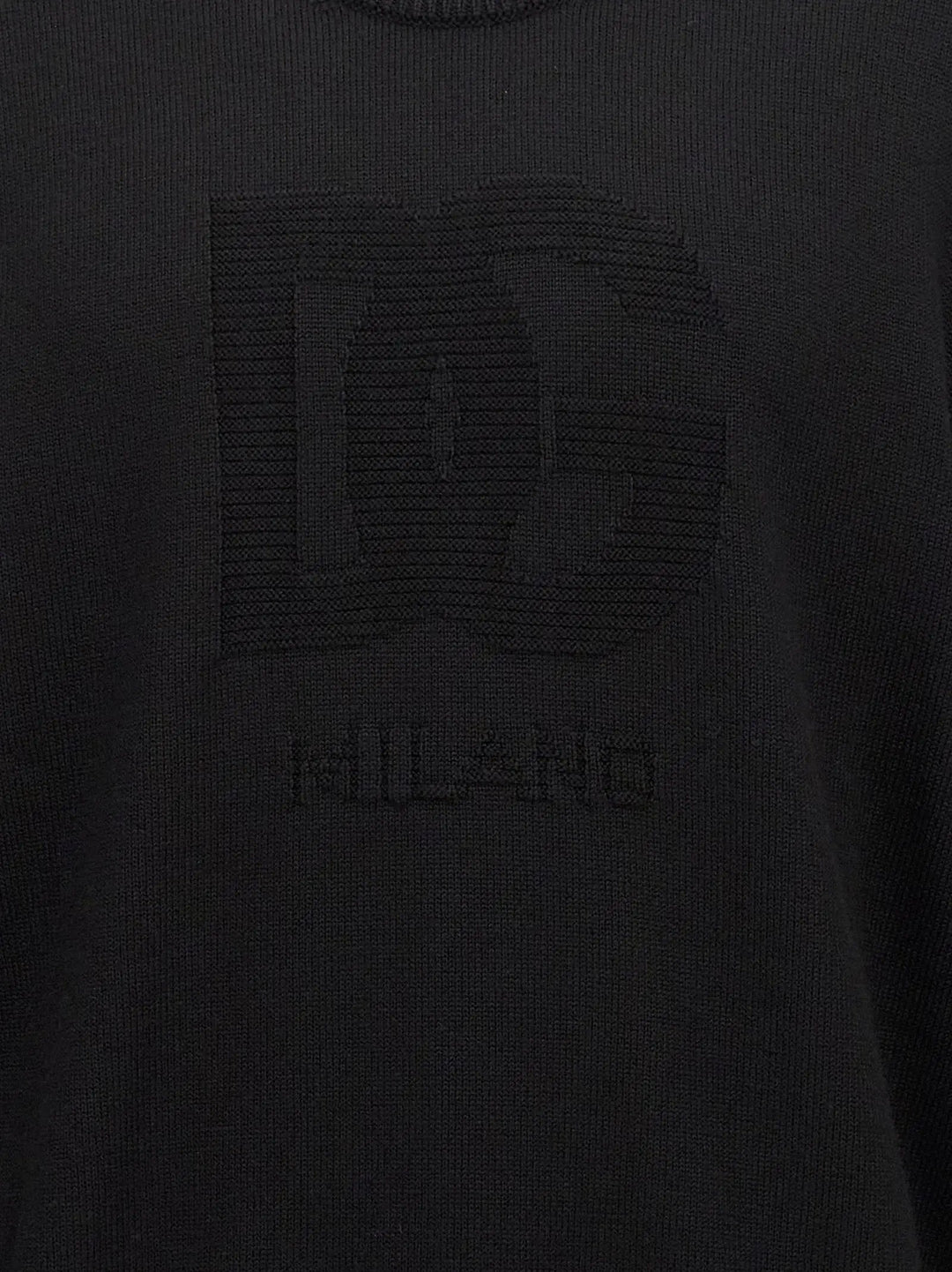Dolce &amp; Gabbana Black Virgin Wool Cardigan